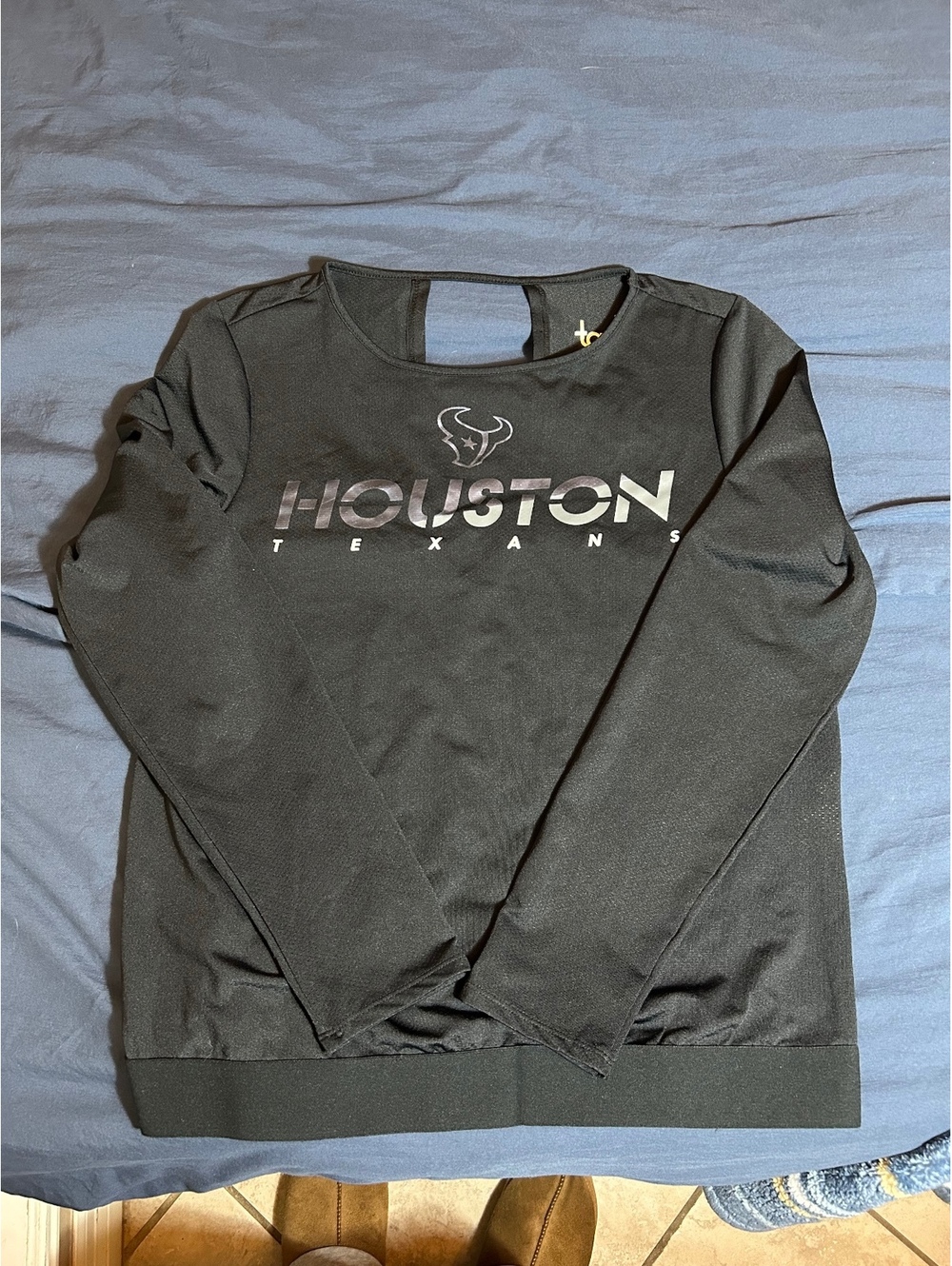 Touch by Alyssa Milano Houston Texans Activewear Long Sleeve Top Medium
